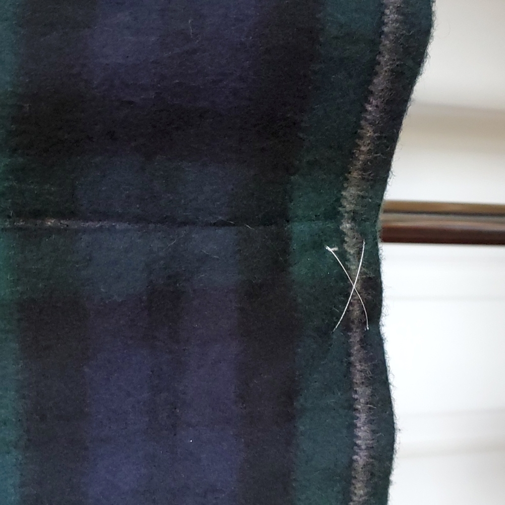 Talbots blue and green plaid blazer - Picture 5 of 12